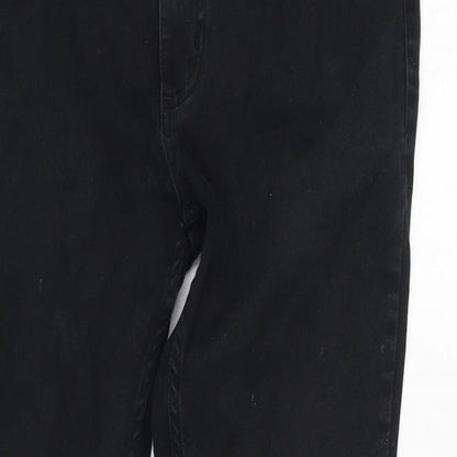 Mens UK Size 34 in Denim & Co. Regular Fit Skinny Black Jeans