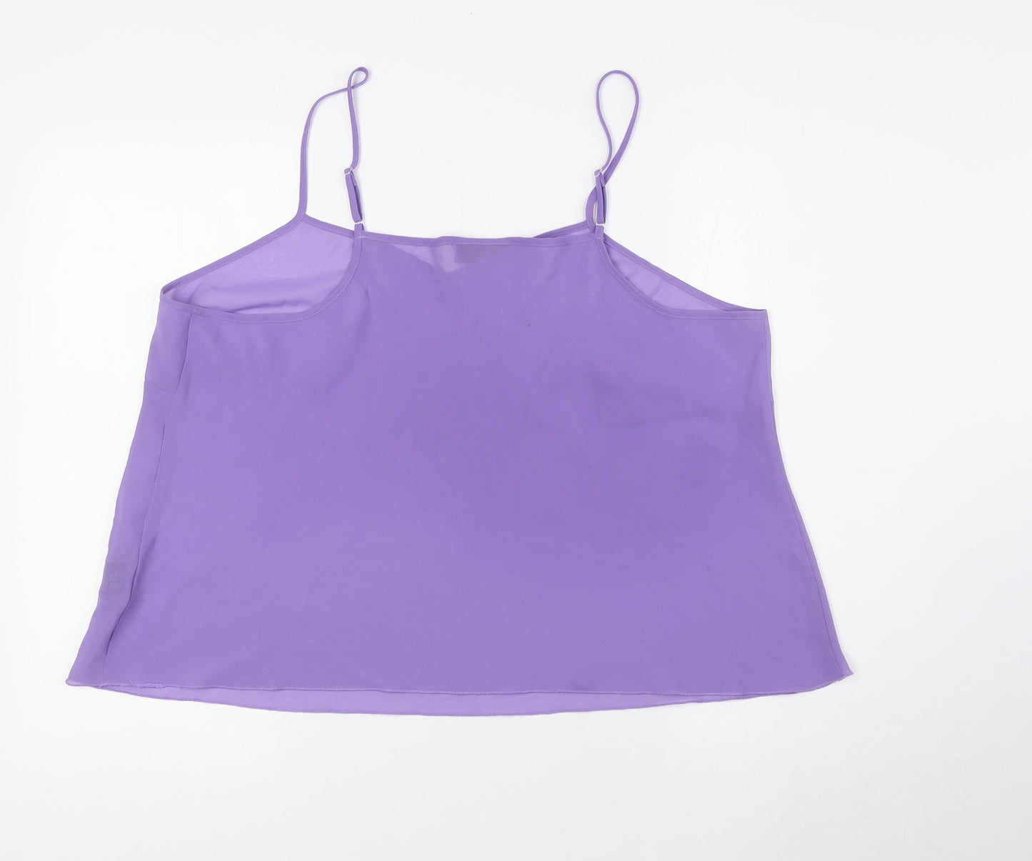 Womens UK Size 20 Antonino Philosophy Purple Camisole Blouse