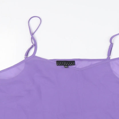Womens UK Size 20 Antonino Philosophy Purple Camisole Blouse