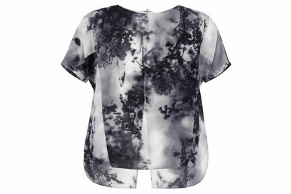Womens UK Size 10 River Island Grey Basic Blouse