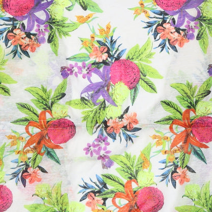 Womens UK Size 6 Ocean Club Multicoloured Basic Button-Up