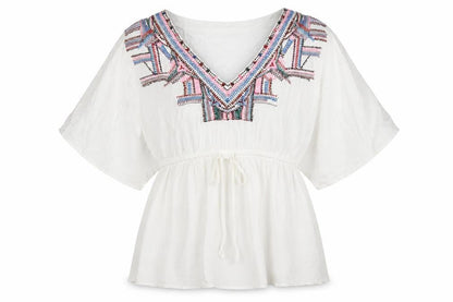Womens UK Size M River Island White Basic Blouse