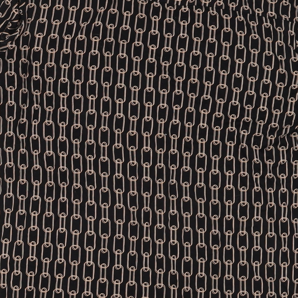 Womens UK Size 14 Principles Black Tunic Blouse