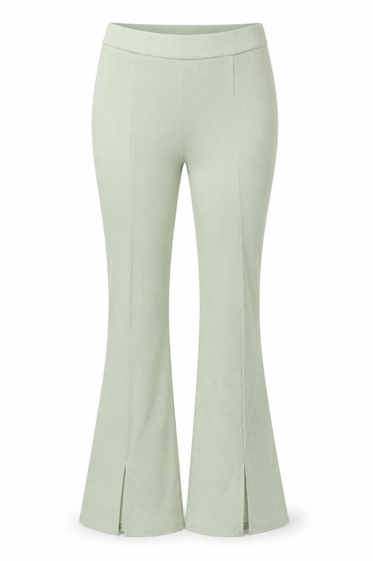 Womens UK Size 12 Boohoo Regular Fit  Green Trousers