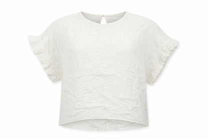 Womens UK Size S River Island Ivory Basic Blouse