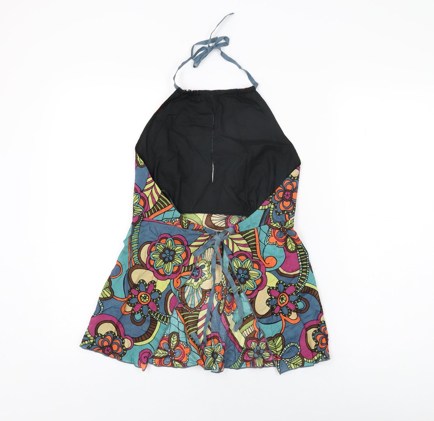 Womens UK Size 14 Topshop Multicoloured Basic T-Shirt