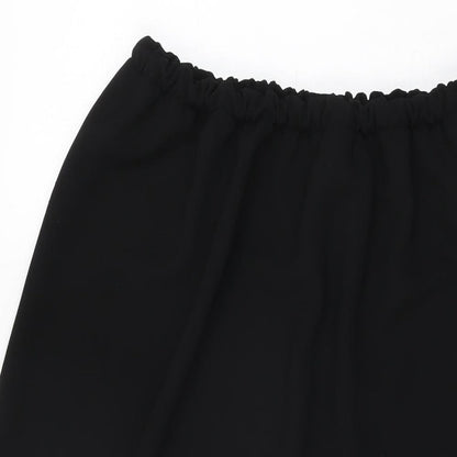 Godske Womens Black Polyester Straight & Pencil Skirt Size 16