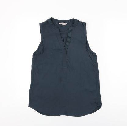 Womens UK Size 6 H&M Blue Basic Blouse