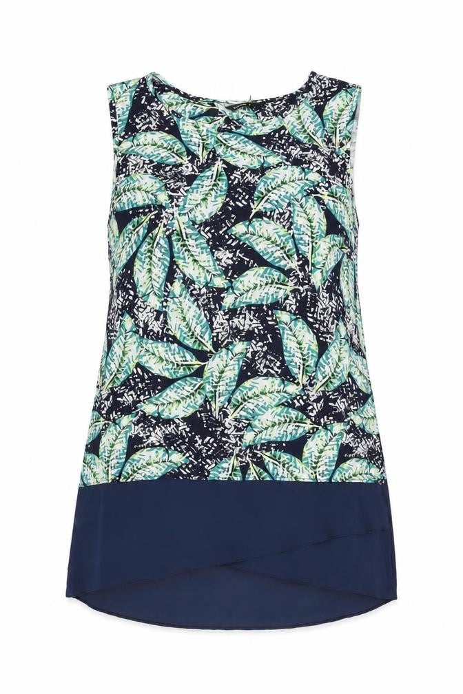 Womens UK Size 12 Roman Blue Basic T-Shirt
