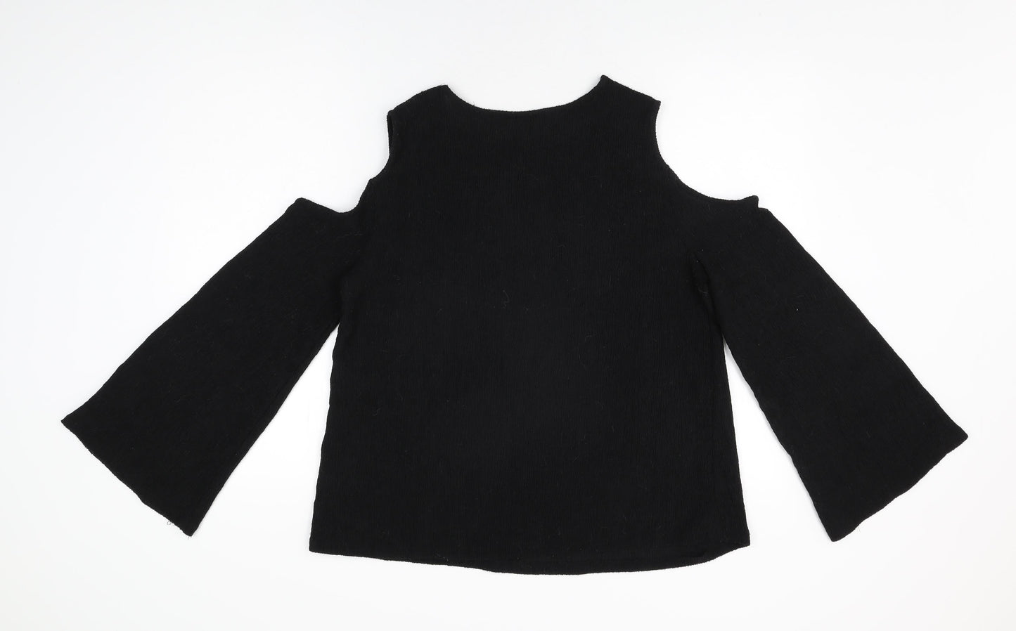 Womens UK Size M H&M Black Basic T-Shirt