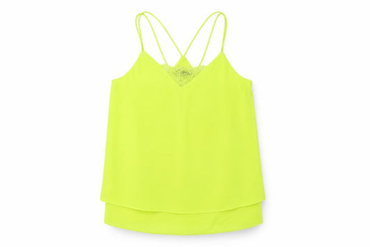 Womens UK Size 10 New Look Green Camisole T-Shirt