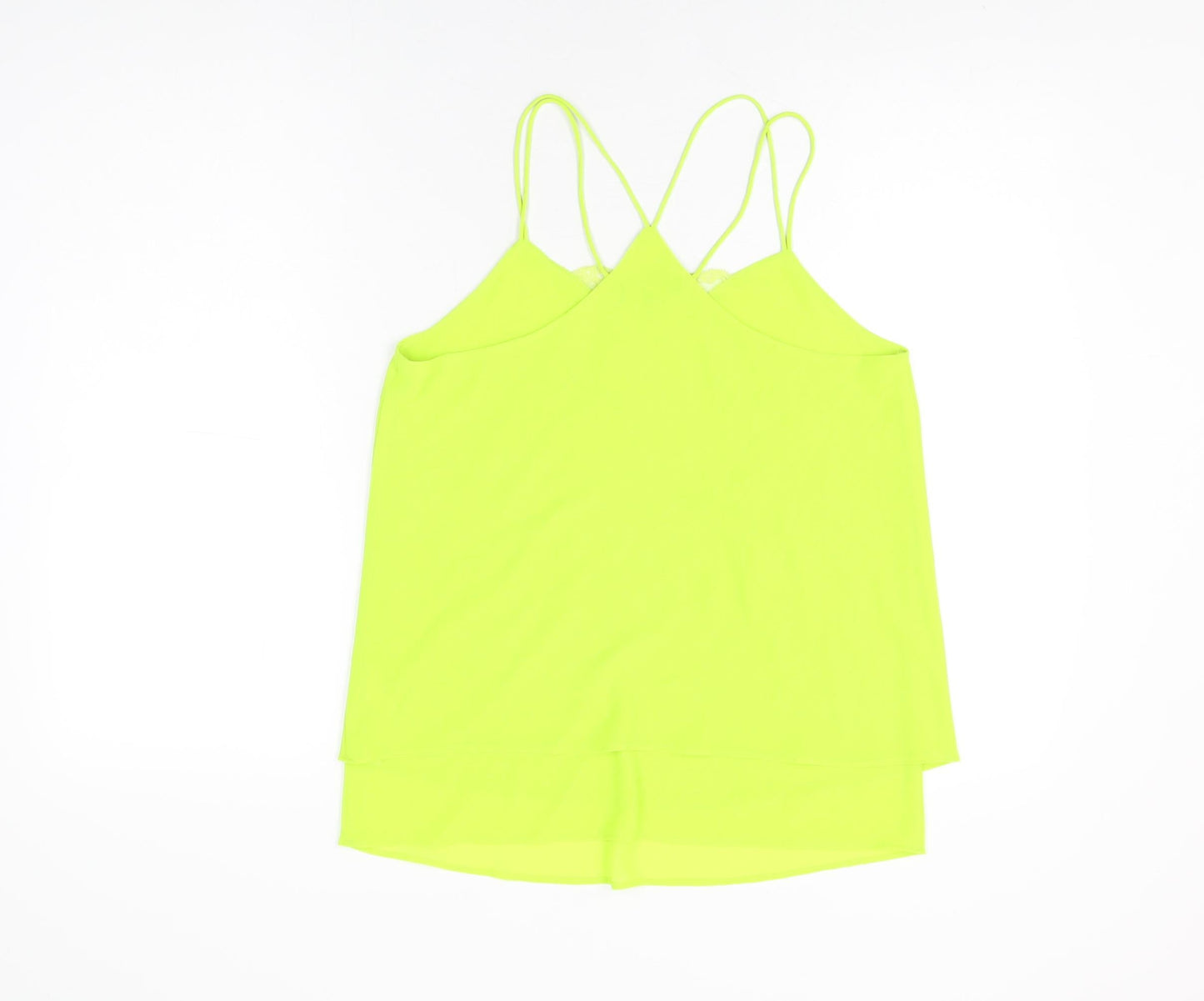Womens UK Size 10 New Look Green Camisole T-Shirt