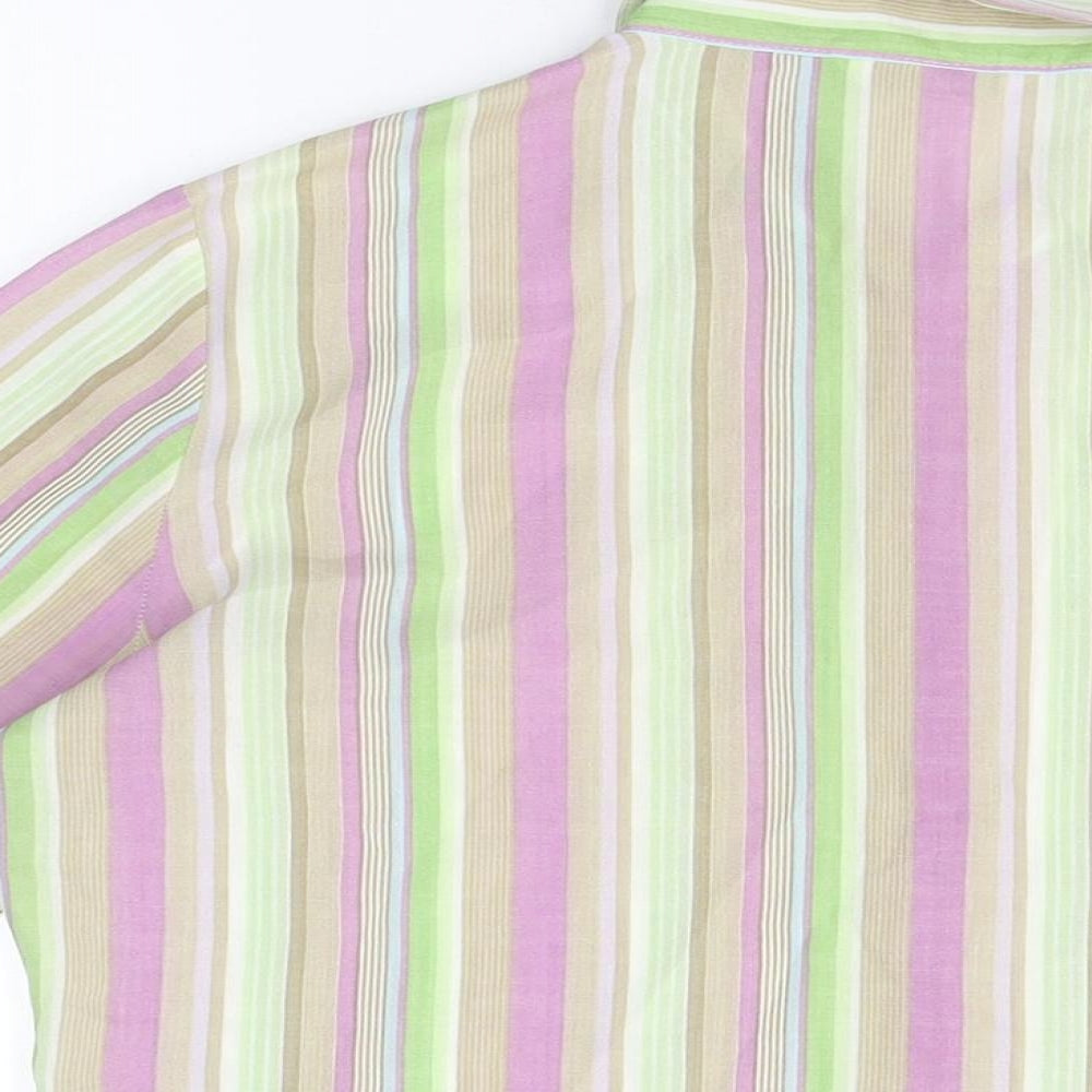 Womens UK Size 14 Marks and Spencer Multicoloured Basic Button-Up