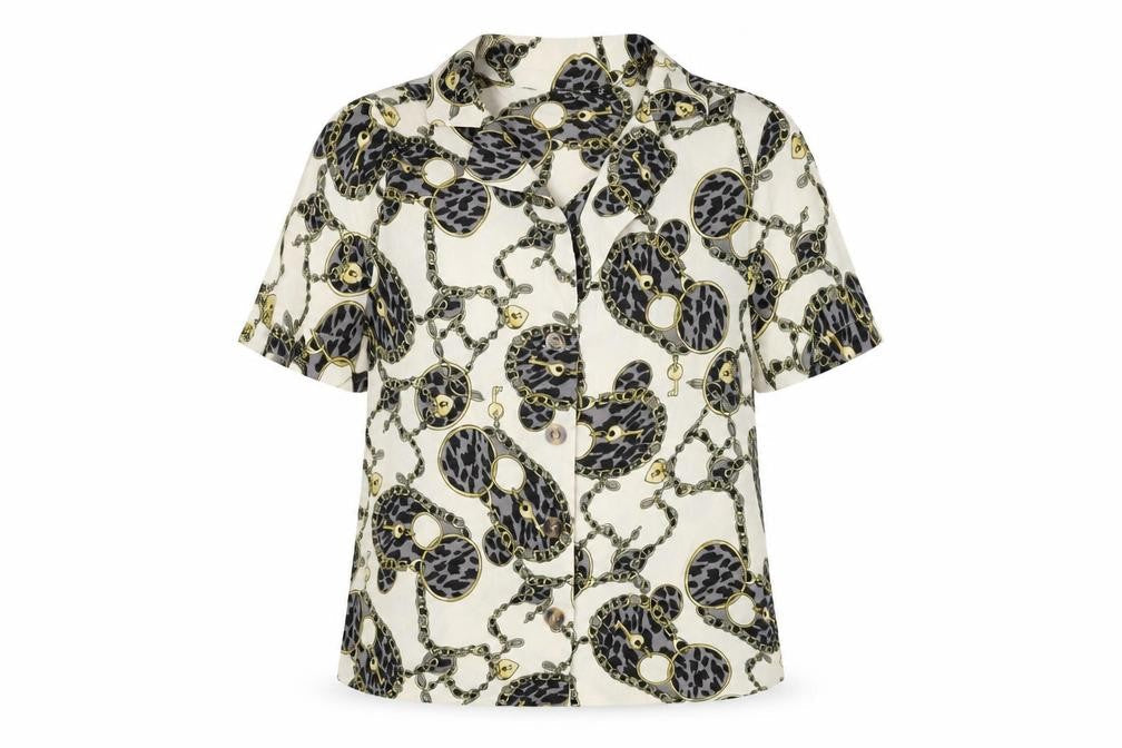 Womens UK Size 6 Nasty Gal Ivory Basic Button-Up