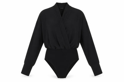 Womens UK Size 6 Topshop One-Piece Black Bodysuit