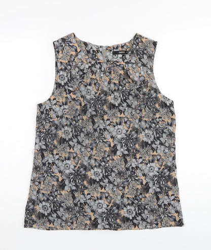 Womens UK Size 12 Oasis Multicoloured Basic Tank