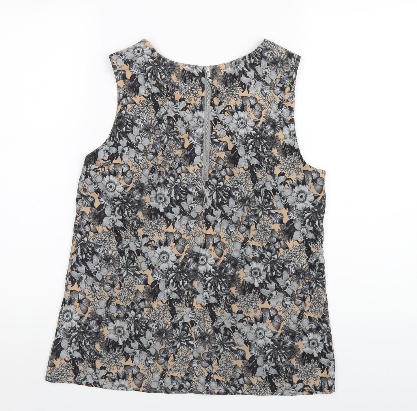 Womens UK Size 12 Oasis Multicoloured Basic Tank
