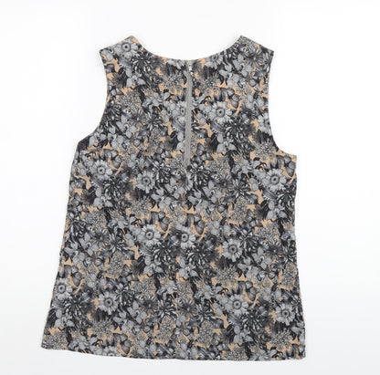 Womens UK Size 12 Oasis Multicoloured Basic Tank
