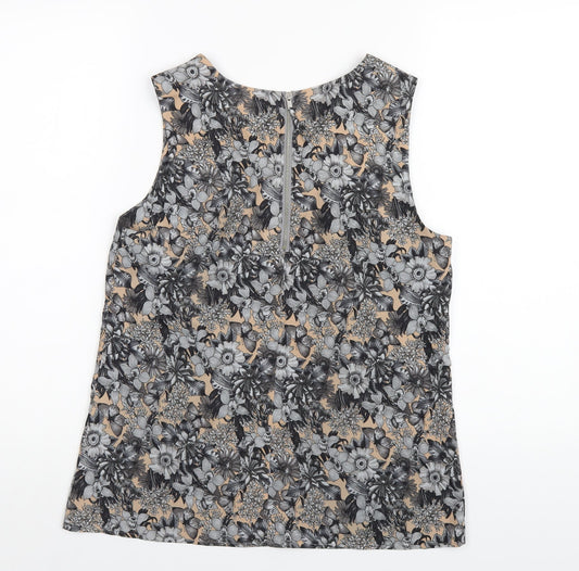 Womens UK Size 12 Oasis Multicoloured Basic Tank