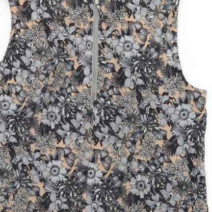 Womens UK Size 12 Oasis Multicoloured Basic Tank