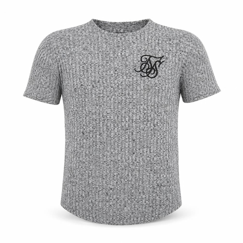 Mens UK Size XS SikSilk Grey  T-Shirt