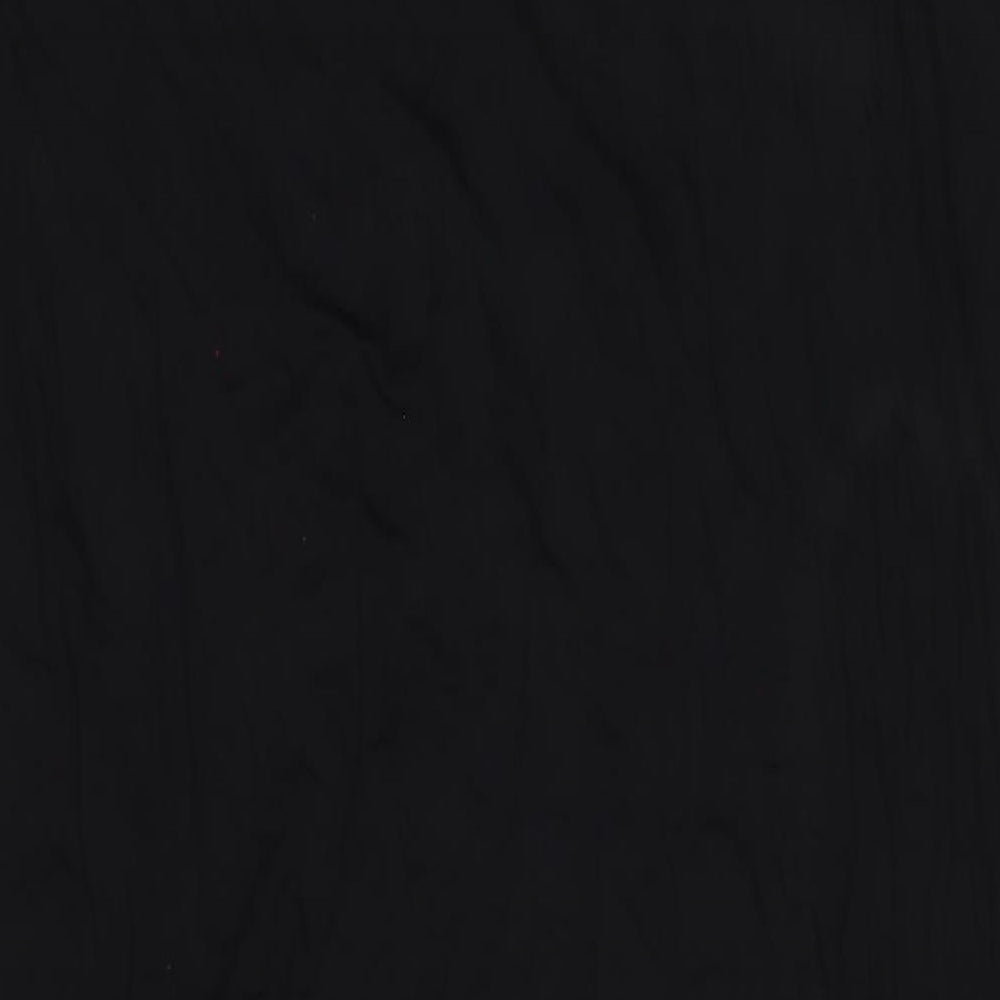 Boohoo Womens Black Viscose Maxi Size 16 Round Neck Pullover