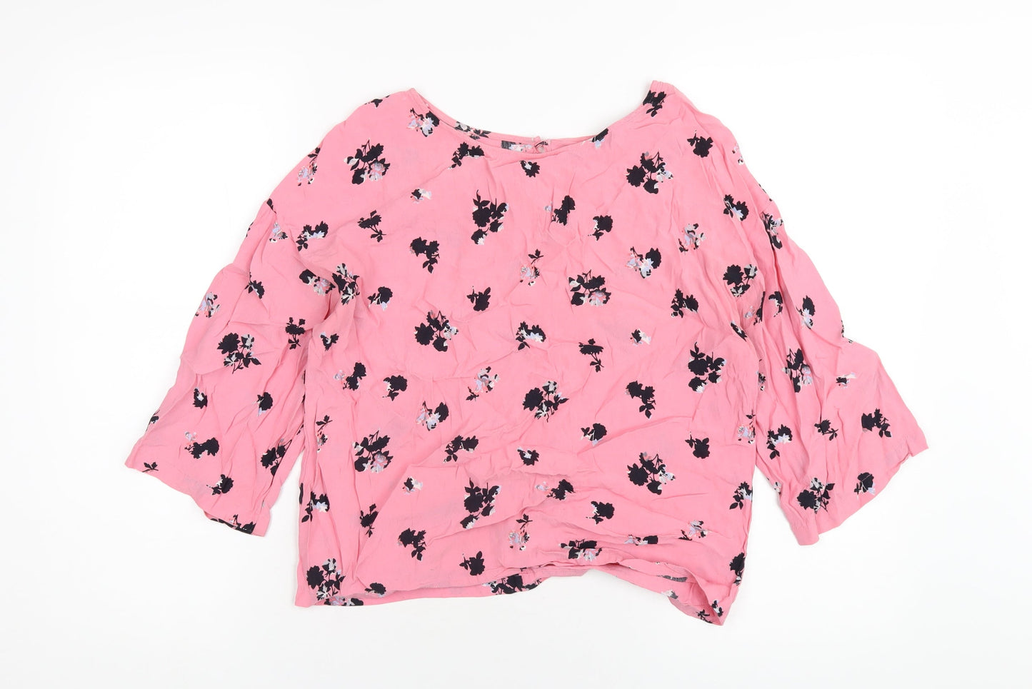 Womens UK Size 8 NEXT Pink Basic T-Shirt