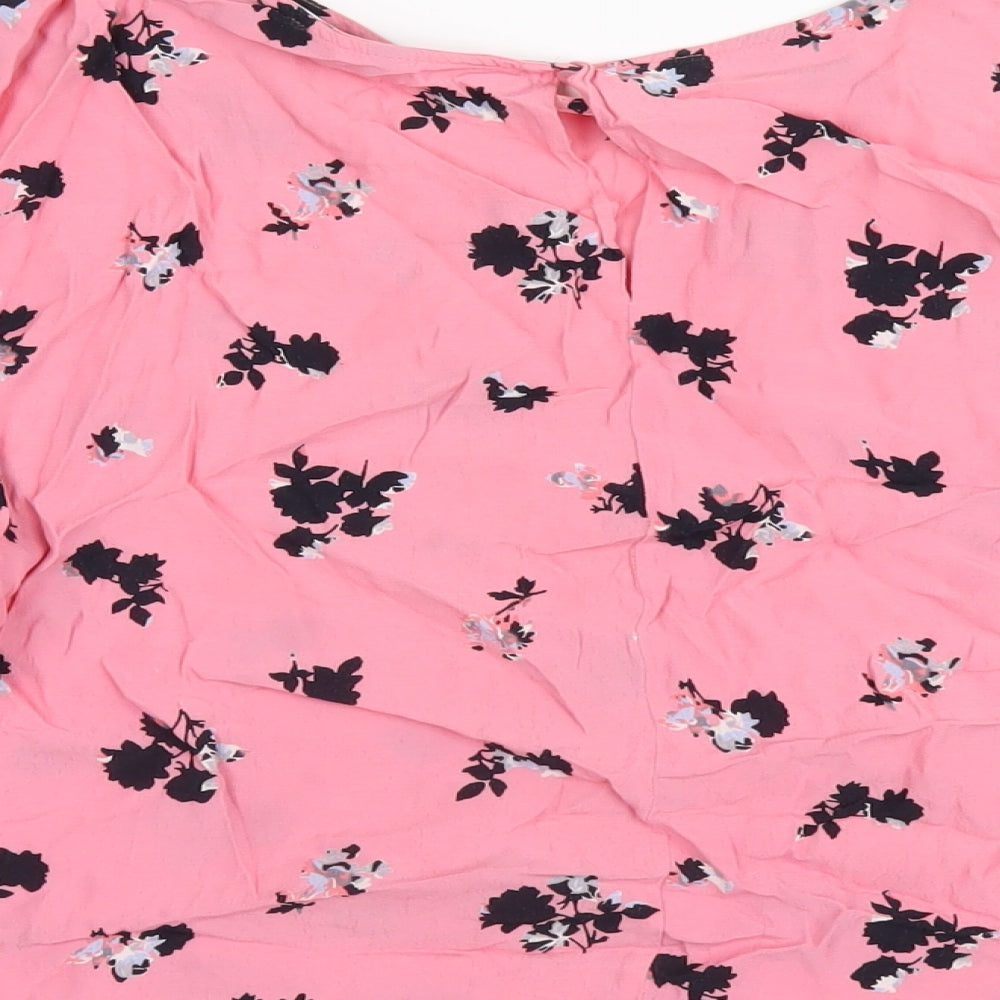 Womens UK Size 8 NEXT Pink Basic T-Shirt