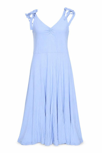 H&M Womens Blue Viscose A-Line Size L V-Neck Pullover