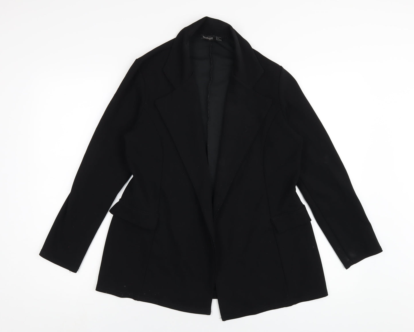 Womens UK Size 10 Boohoo Black Jacket