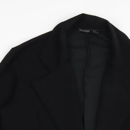 Womens UK Size 10 Boohoo Black Jacket