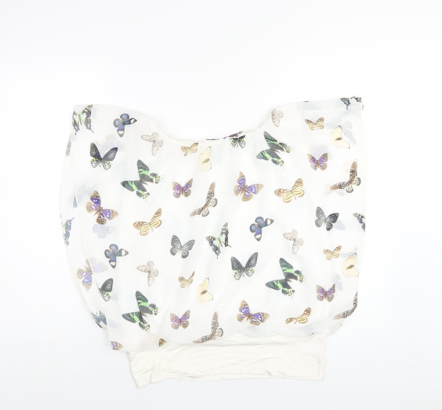 Womens UK Size 12 Izabel London White Basic Blouse