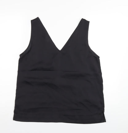Womens UK Size M H&M Black Basic Tank