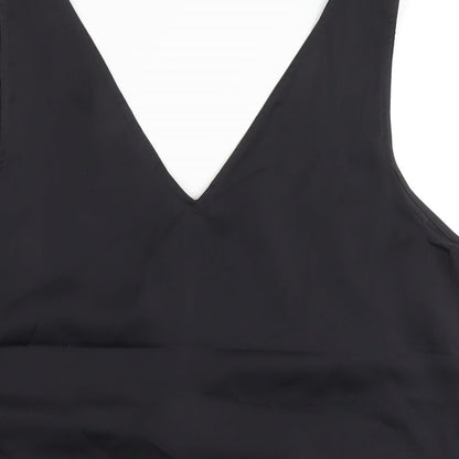 Womens UK Size M H&M Black Basic Tank