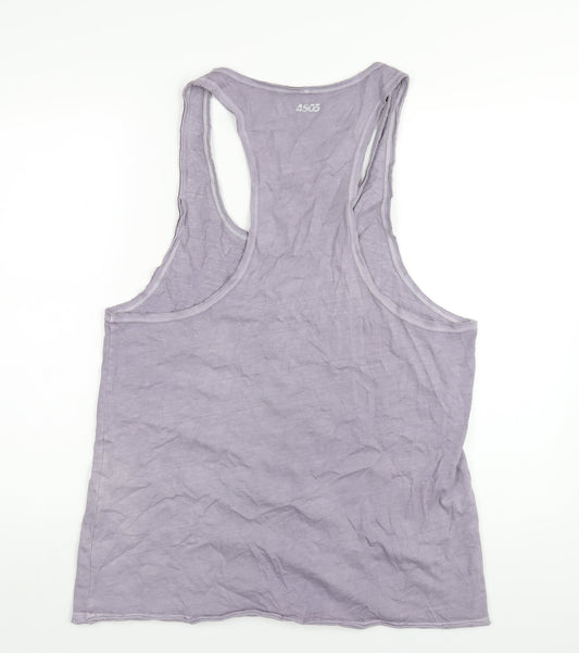 Womens UK Size L ASOS Purple Basic Tank