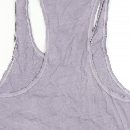Womens UK Size L ASOS Purple Basic Tank