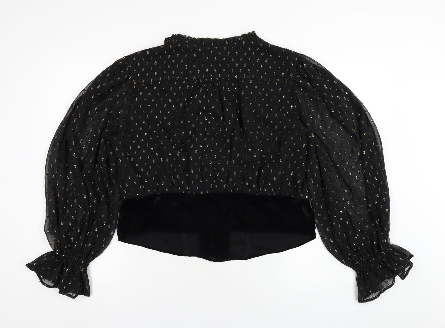 Womens UK Size 18 River Island Black Basic Blouse