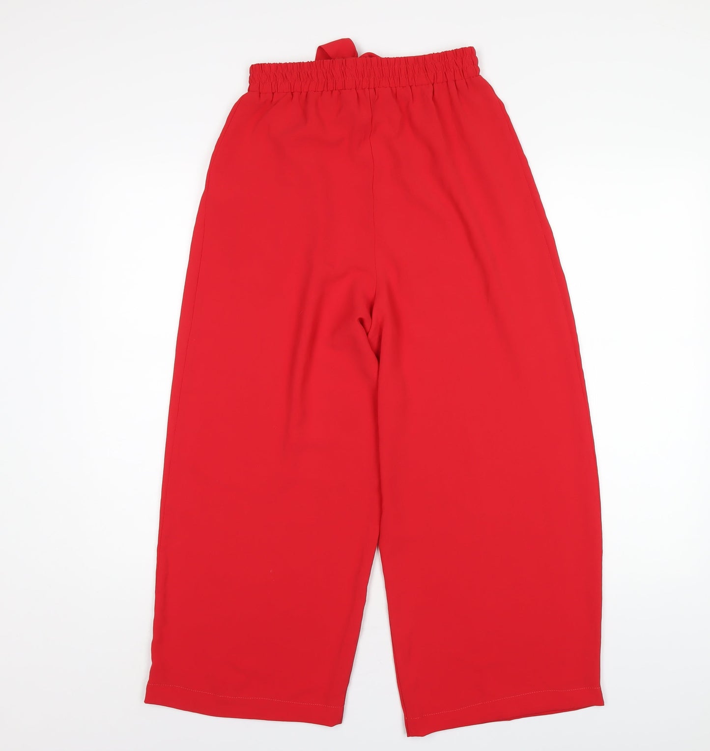 Womens UK Size M Zara Regular Fit  Red Trousers