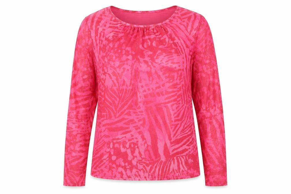 Womens UK Size L Oasis Pink Basic T-Shirt