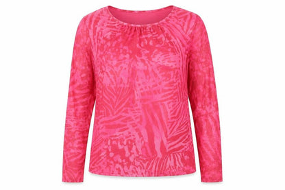 Womens UK Size L Oasis Pink Basic T-Shirt
