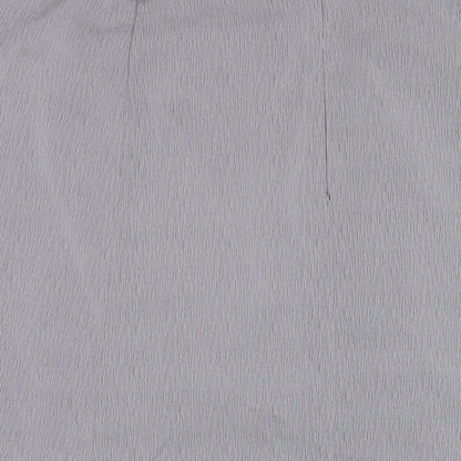 Berkertex Womens Grey Polyester A-Line Skirt Size 20 Zip