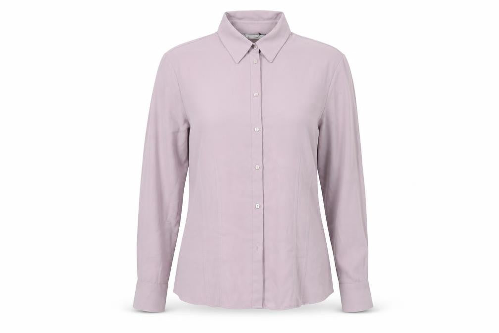 Womens UK Size 14 BHS Purple Basic Button-Up