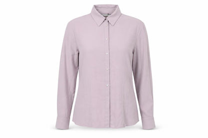 Womens UK Size 14 BHS Purple Basic Button-Up
