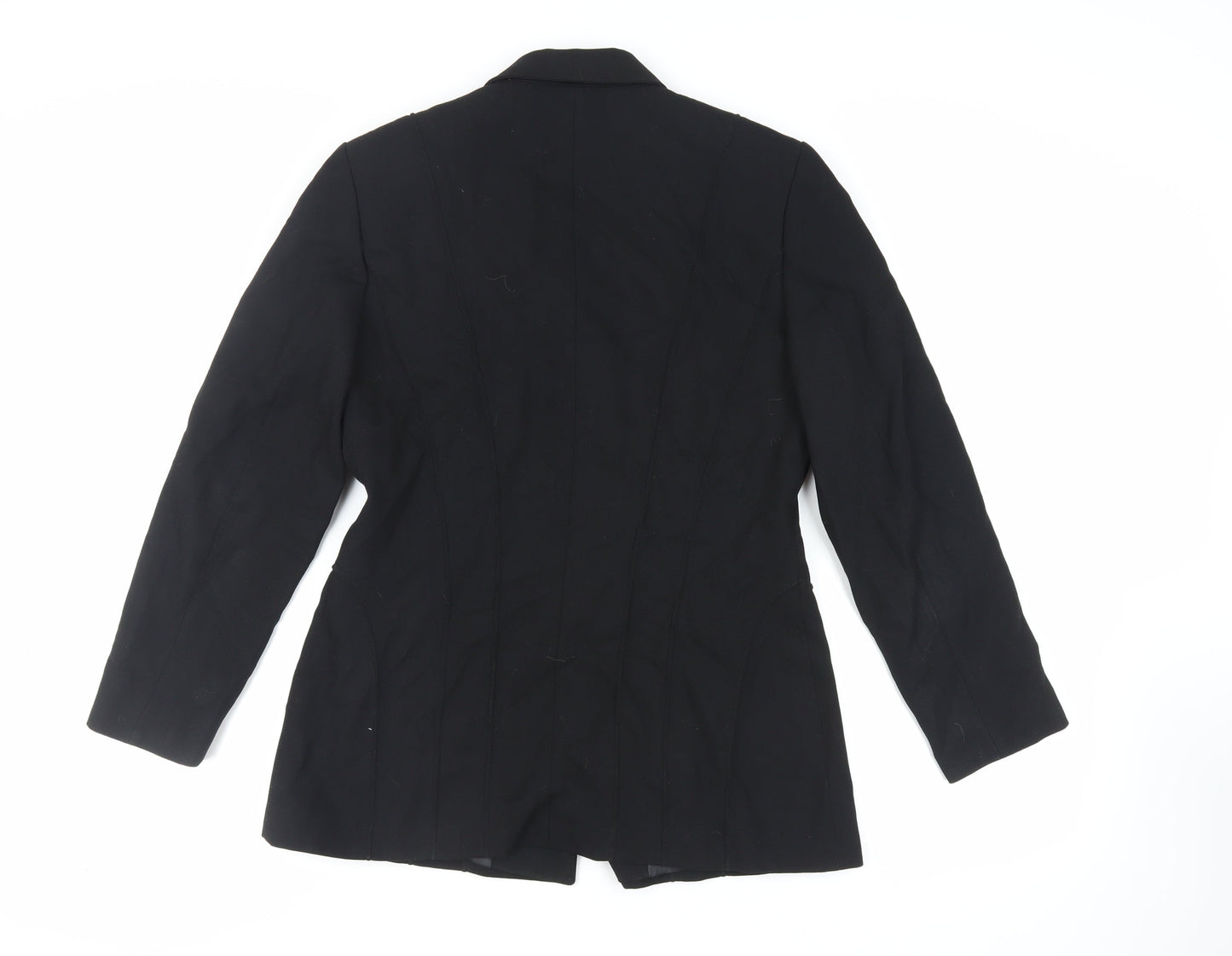 Betty Barclay Womens Black Jacket Blazer Size 8 Button - Vintage