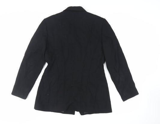 Betty Barclay Womens Black Jacket Blazer Size 8 Button - Vintage