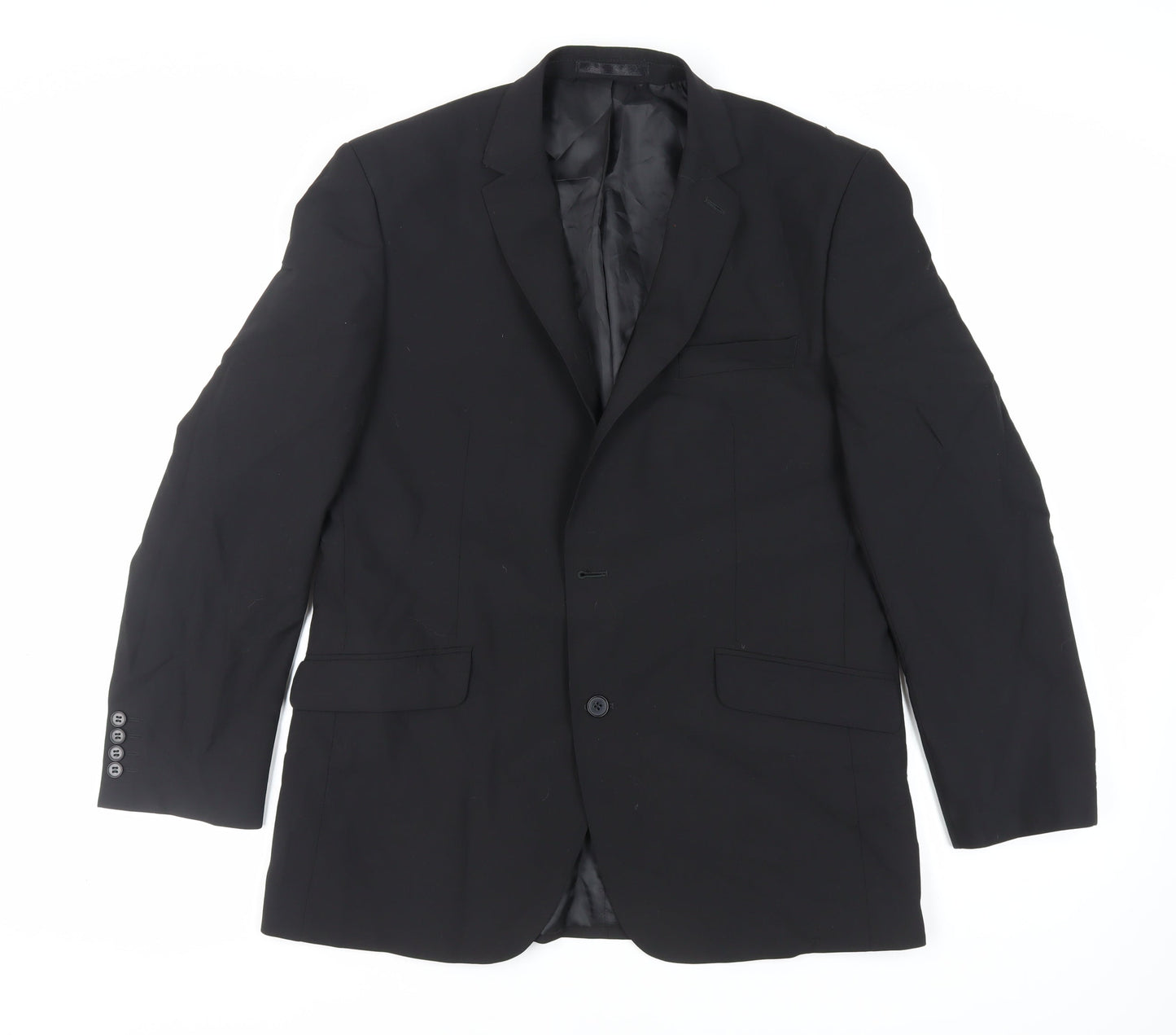 Mens UK Size 42 Tom English Regular Black Suit Jacket