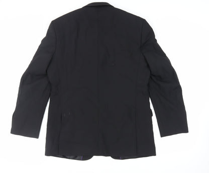 Mens UK Size 42 Tom English Regular Black Suit Jacket
