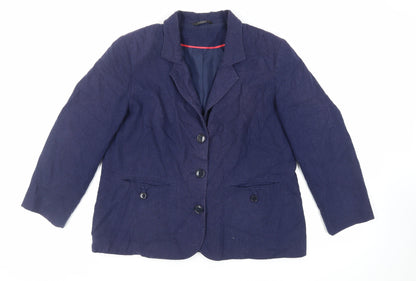 Womens UK Size 18 Bonmarché Blue Jacket