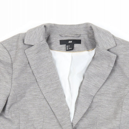 Womens UK Size 8 H&M Grey Jacket