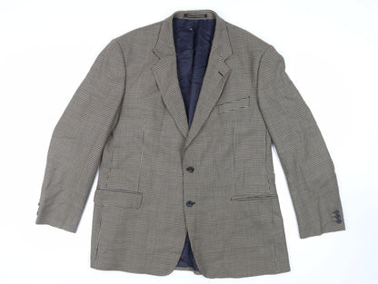 Mens UK Size 46 Marks and Spencer Regular Beige Suit Jacket